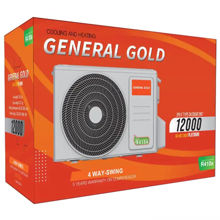 کولر گازی 12 هزار جنرال گلد مدل GG-MS12000 PLATINUM
