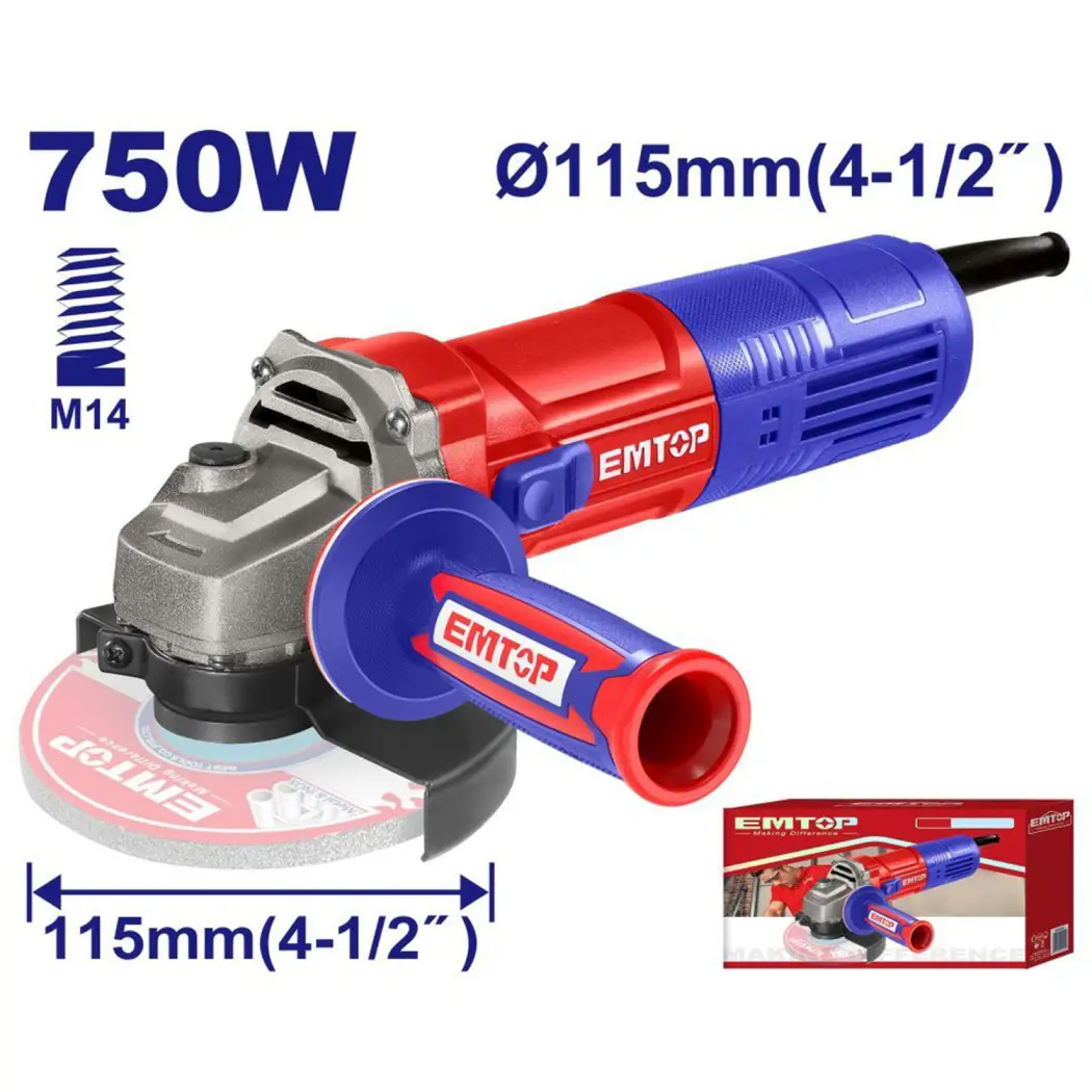 مینی فرز 750 وات 115 میلیمتر امتاپ مدل EAGR07581