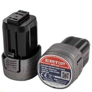 دریل شارژی براش لس 16 ولت 60 نیوتن EMTOP مدل ECDL16682