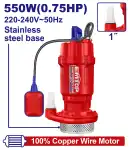 پمپ کف کش(شناور) 25 متری 550 وات Emtop مدل EWPPS05501