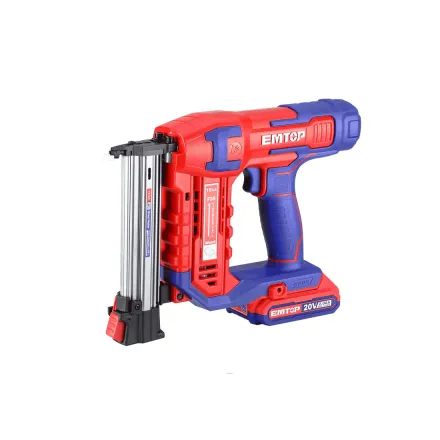 میخکوب شارژی 2 باتری 20 ولت براش‌لس Emtop مدل ELBNLI35085