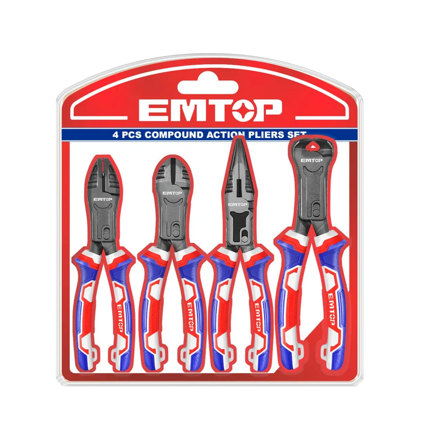 ست 4 عددی انبر صنعتی Emtop مدل EPLS2451