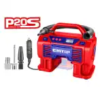 پمپ باد دو سیلندر12 و 20 ولت فندکی و شارژی Emtop مدل ELAC2002