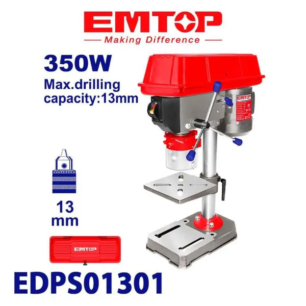 دریل ستونی 350 وات دینامی Emtop مدل EDPS01301