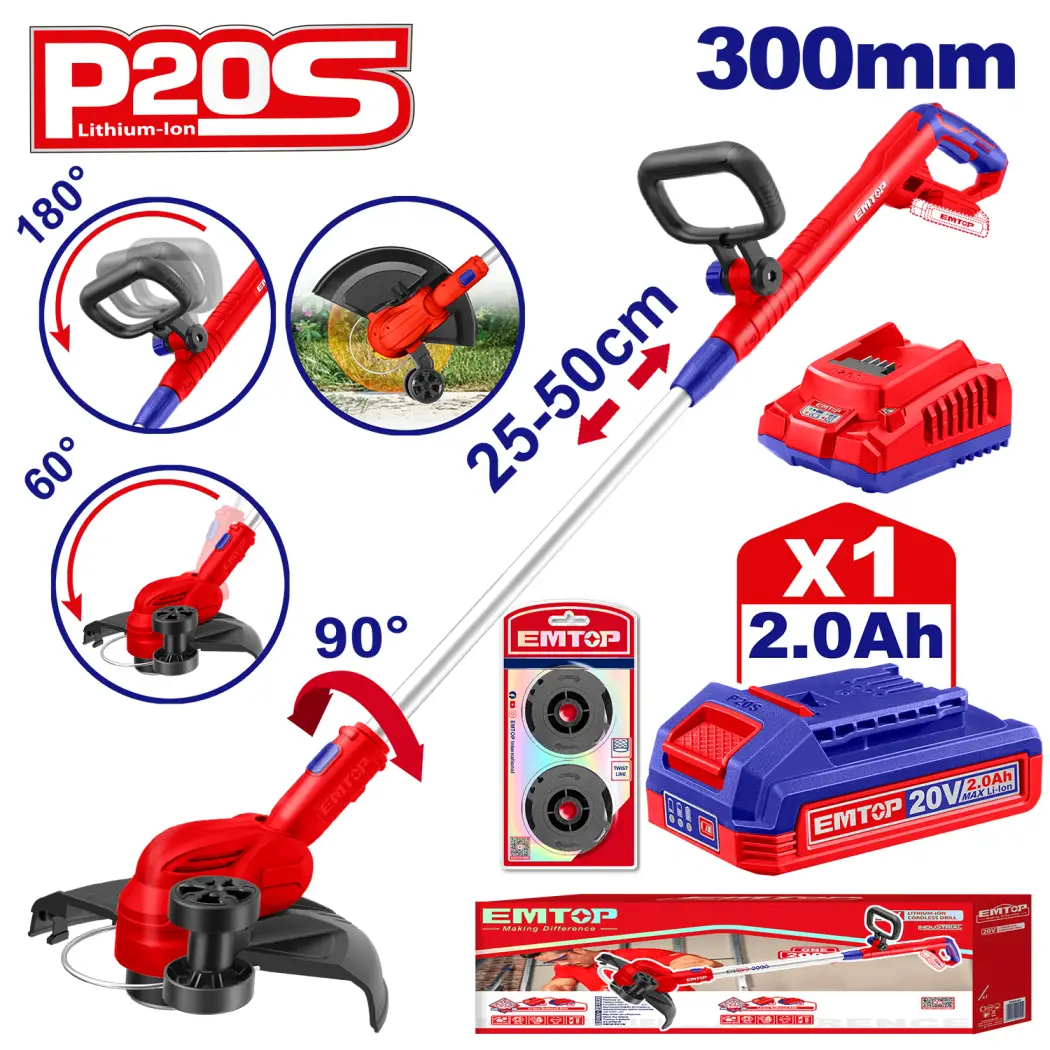 علف‌زن شارژی امتاپ مدل ELGT203285