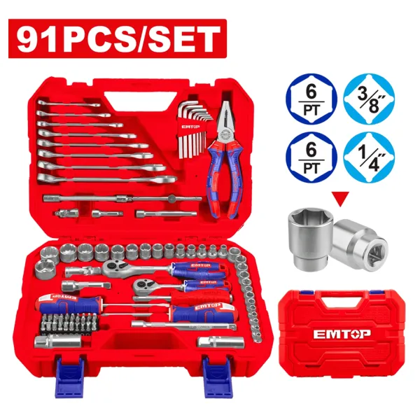 ست ابزار 91 تکه Emtop مدل EHTS00911