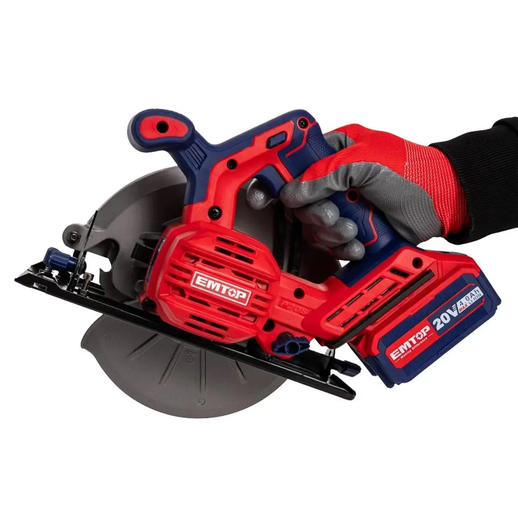 اره گردبر 185 میلی متر براش لس Emtop مدل ELCS18511