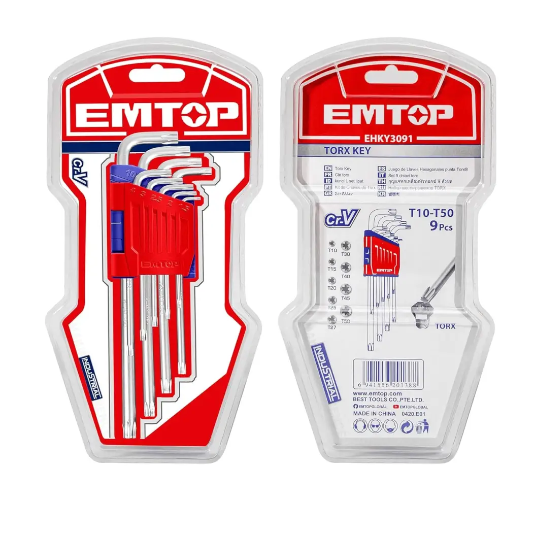 ست آچار آلن و ستاره ای Emtop مدل EHKY3091