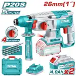 دریل بتن کن 20ولت براش توتال مدل TRHLI202287