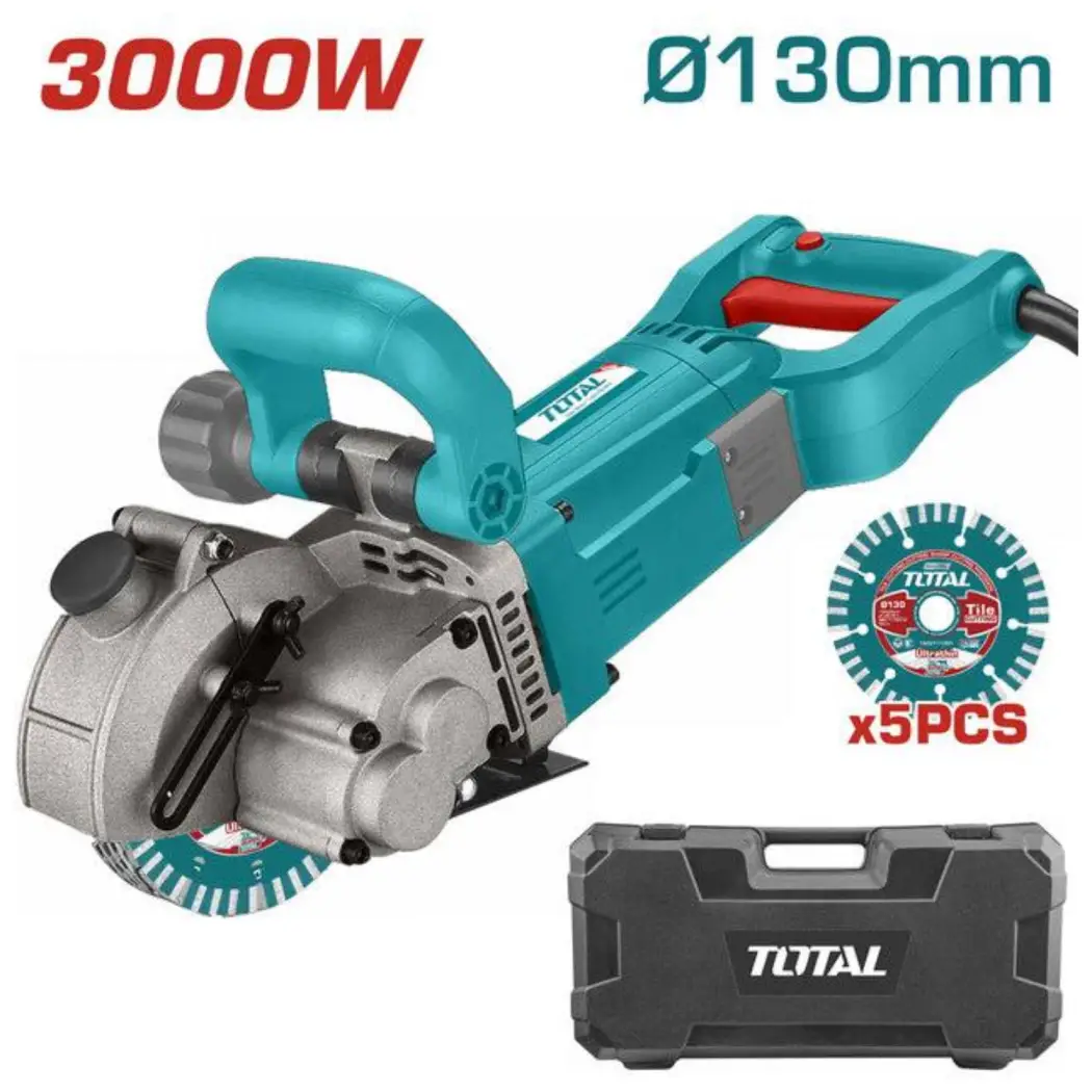 دستگاه شیارزن برقی 3000 وات صنعتی Total مدل TWLC1301