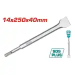 قلم تخریب SDS-Plus پهن 40 میلی‌متر صنعتی TOTAL مدل TAC15121412