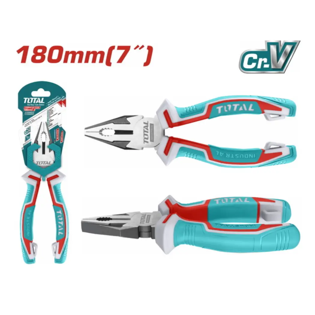 انبردست صنعتی 180 میلی‌متر TOTAL مدل THT210706