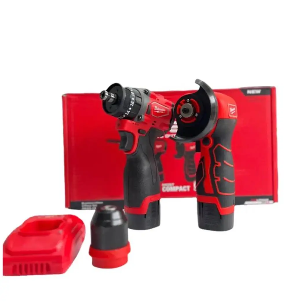 ست دوقلو ایمپکت شارژی و فرز مینیاتوری Milwaukee