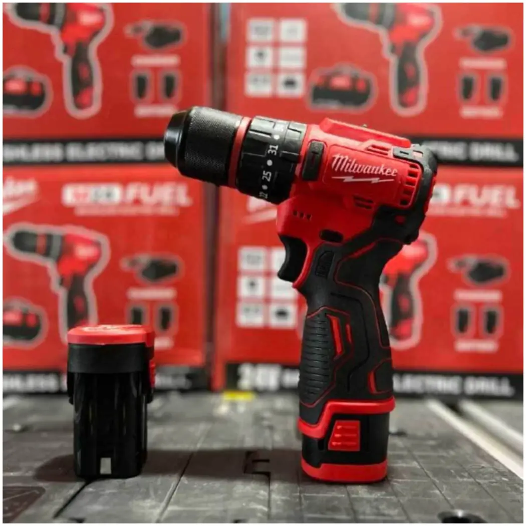 دریل شارژی مدل 24V سه‌نظام فلزی میلواکی