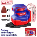 سنباده زن مثلثی بی‌سیم Emtop مدل ELPS2014