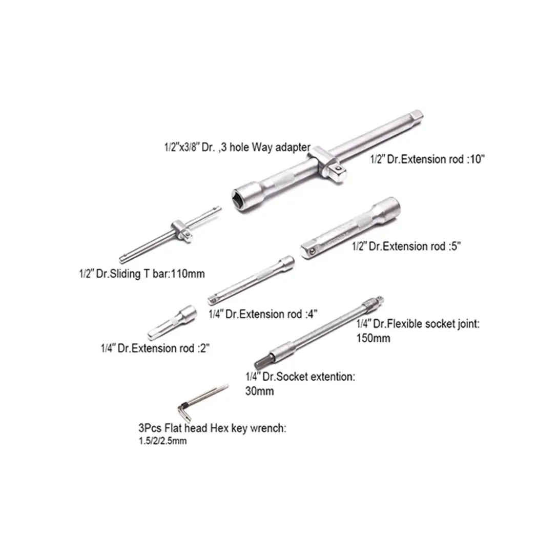 ست 94 پارچه بکس 1.2 و 1.4 اینچ هاردن مدل 510694