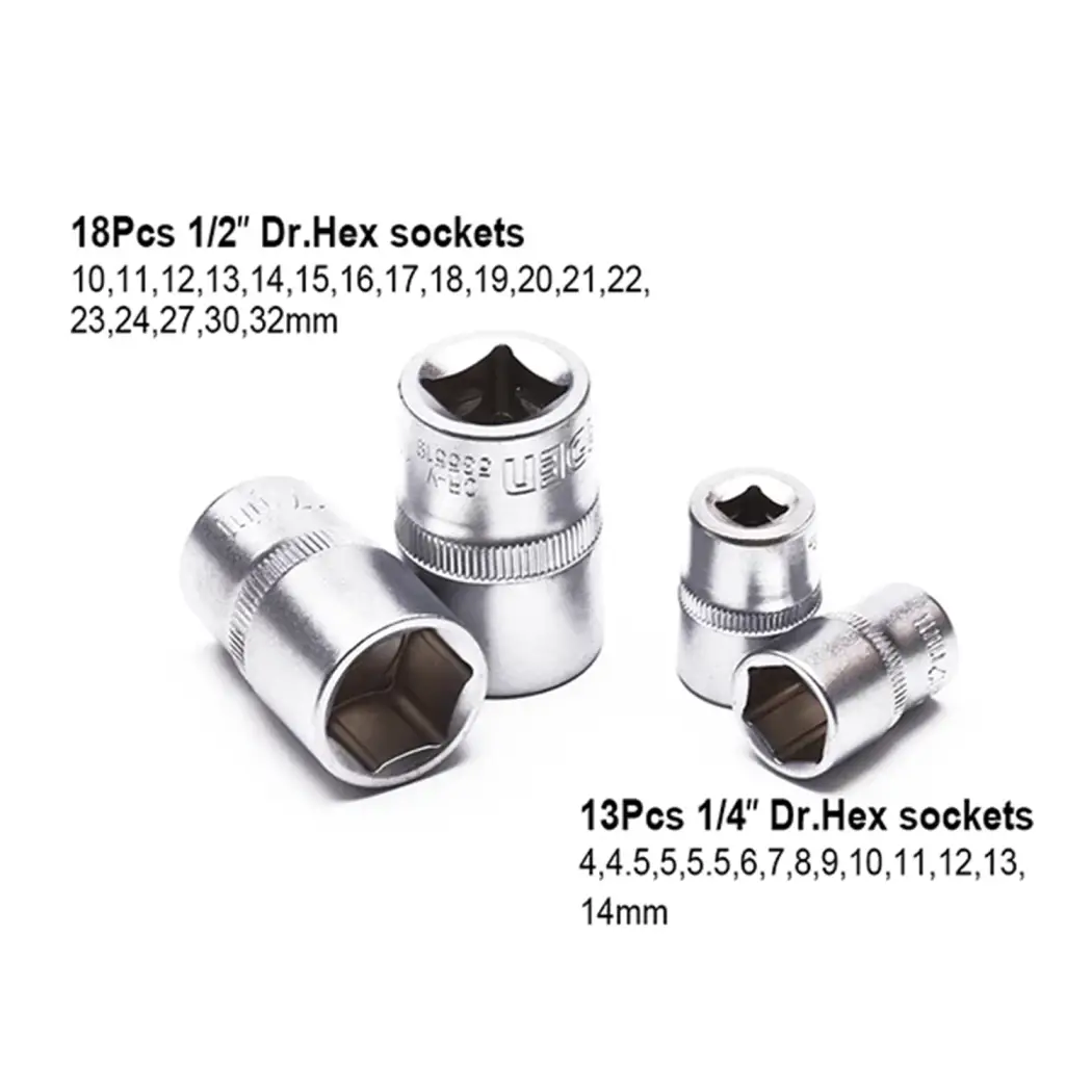 ست 94 پارچه بکس 1.2 و 1.4 اینچ هاردن مدل 510694