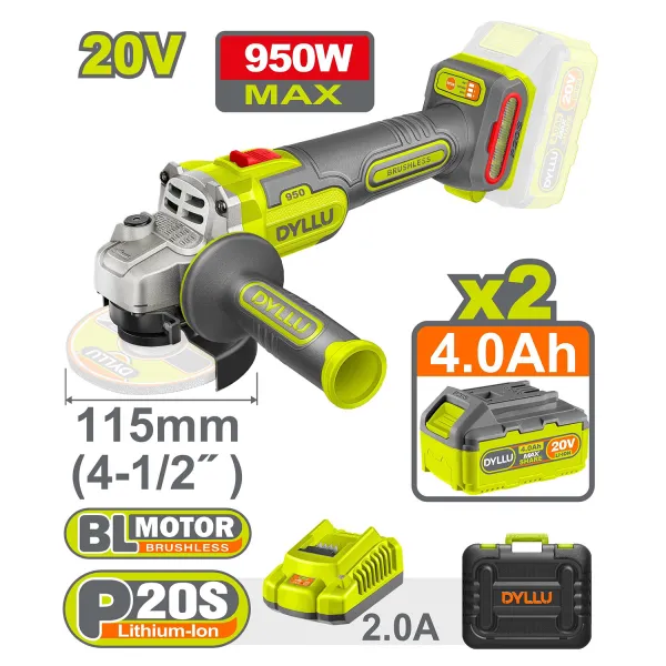 مینی فرز شارژی 950 وات دایلو مدل DTLAP5322