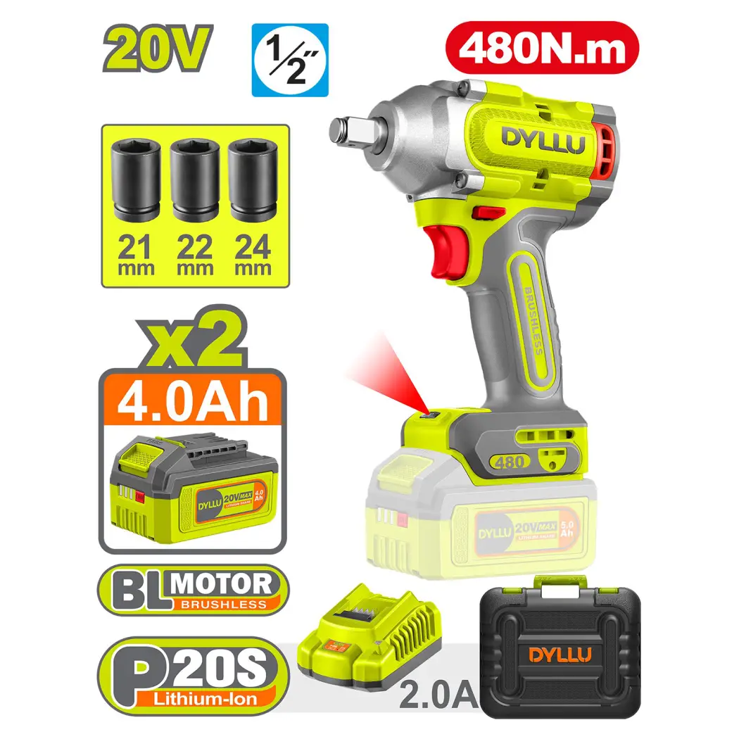 بکس شارژی 480 نیوتن دایلو مدل DTCD1B483