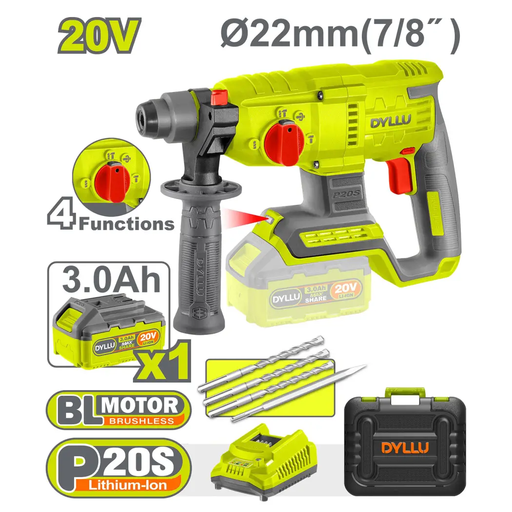 دریل بتن کن شارژی دایلو مدل DTLM1522