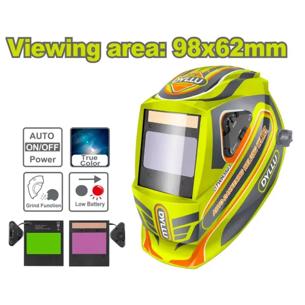 کلاه ماسک جوشکاری اتوماتیک دایلو مدل DTWH3503