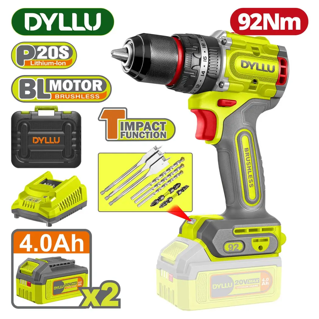 دریل شارژی براش لس دایلو مدل DTCDP9281