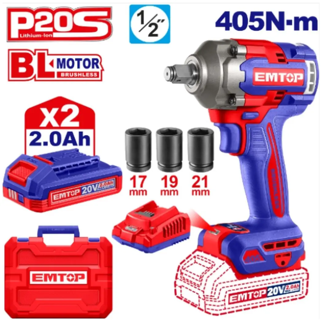 بکس شارژی 405 نیوتن 20 ولت امتاپ مدل ECIWL2045