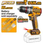 ست شارژی دریل، بکس و بتن کن 20 ولت اینکو مدل COSLI250281