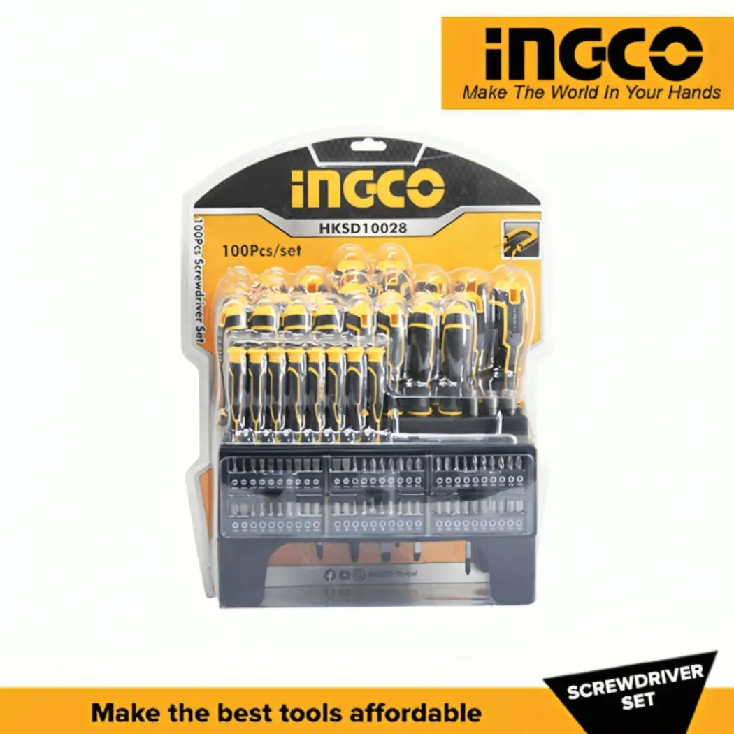 پیچ‌گوشتی 100 پارچه اینکو مدل HKSD10028